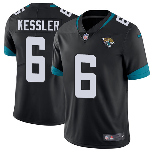 Jacksonville Jaguars #6 Cody Kessler Black Team Color Youth Stitched NFL Vapor Untouchable Limited Jersey